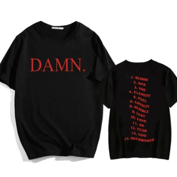 damn. kendrick lamar album t shirt