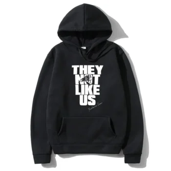 kendrick lamar printed hoodie they not like us