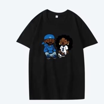 kendrick lamar & sza ii shirt Black